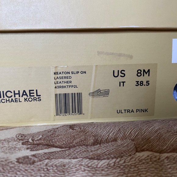 MICHAEL Michael Kors slip on sneakers; Size: 8, Color: hot pink - Picture 8 of 9